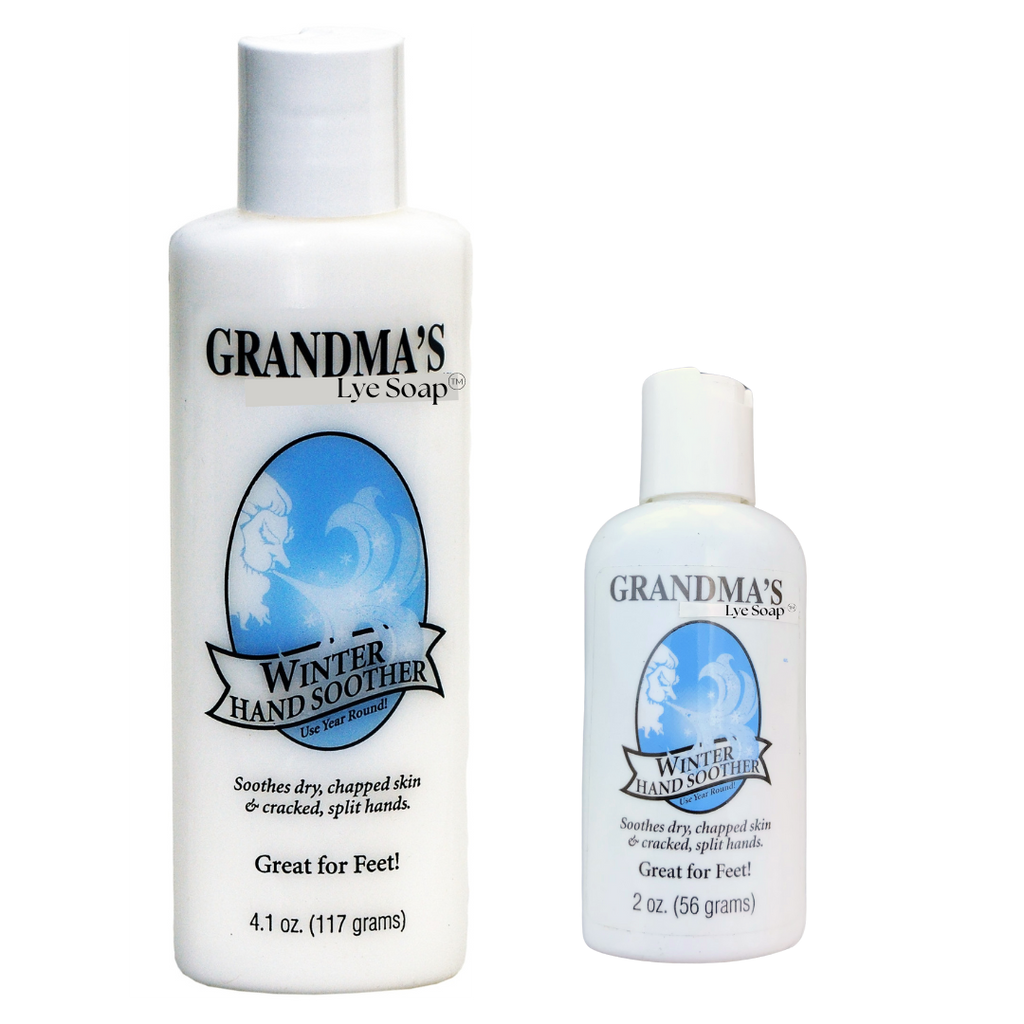 Grandma's Pure Lye Soap Bar - 6.0 oz Unscented Face & Body Wash Cleans with No Detergens, Dyes & Fragrances - 60018 (4 Pack)